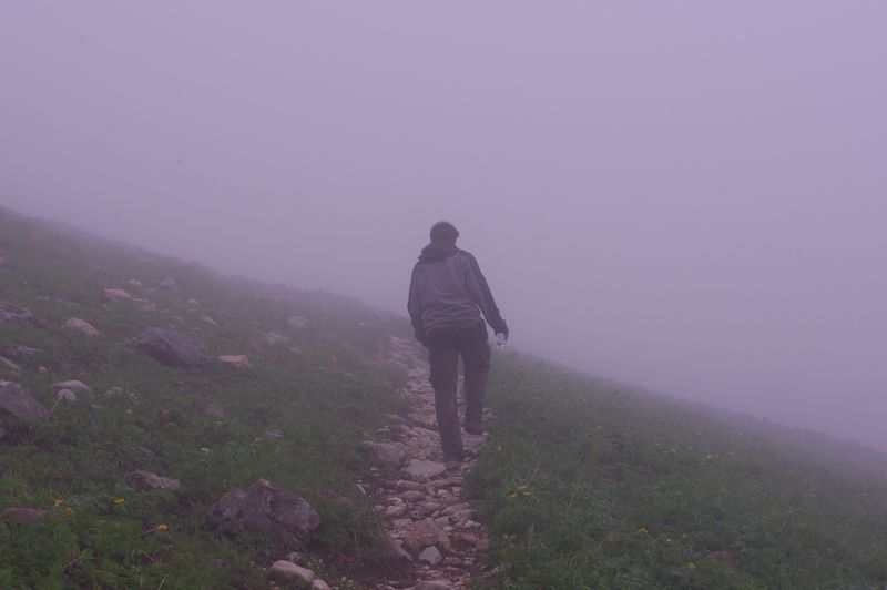 туман на Фишт-Оштенском перевале